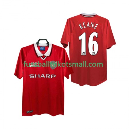 Fußballtrikots Manchester United Keane 16 1999 2000 Retro Kurzarm Heimtrikotsatz kaufen
